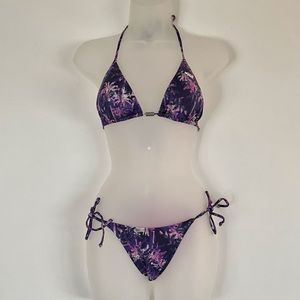 Roxy Purple Bikini Set